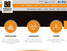 Tablet Screenshot of marquezyfajardo.com